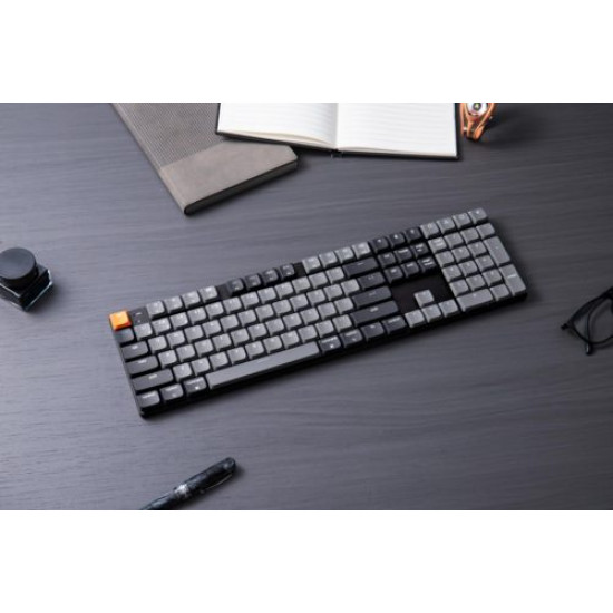Keychron K5 V2 (K5X-B3) QMK Wireless Mechanical Keyboard Brown Switch RGB 100% US Layout