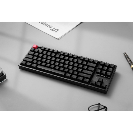 Keychron K8 V2 (K8X-J3) QMK Wireless Mechanical Keyboard Brown Switch HotSwap RGB 80% US Lay Alum