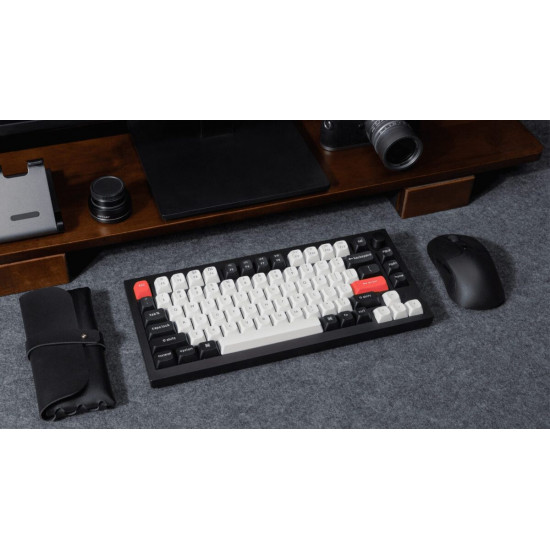 Keychron Q1 HE (Q1H-M1) QMK Wireless Custom Hall Effect Keyboard Purple Switch 75% US Layout