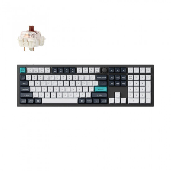 Keychron Q6 Max (Q6M-M4) QMK/VIA Wireless Custom Mechanical Keyboard-Banana Switch 100% US Lay
