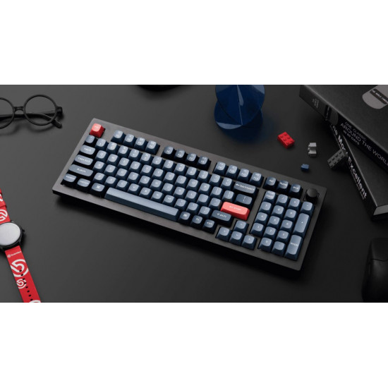 Keychron V5 Max QMK/VIA (V5M-D1) Wireless BT/2,4/Wired Custom Mechanical Keyboard Red Switch 96% US