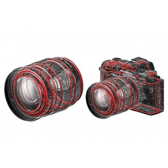 Olympus M.Zuiko Digital ED 12-45mm F4.0 PRO incl. Lens hood & Wrapping cloth
