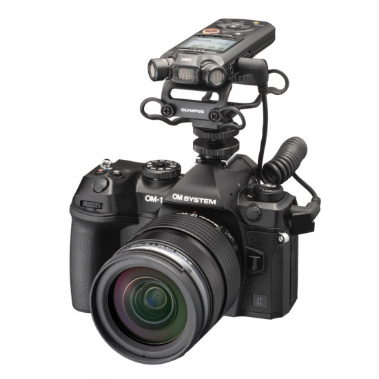 Olympus OM System OM-1 II body black w. CB-USB13 USB cable,  Shoulder strap, BLX-1 Li-ion battery