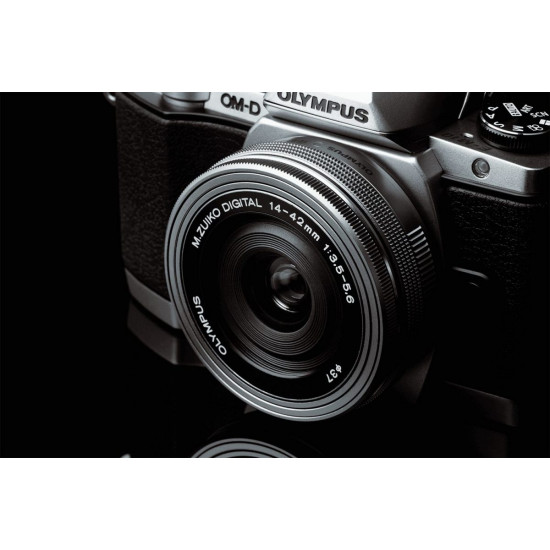 Olympus 14-42mm 1:3.5-5.6 EZ SILVER M.ZUIKO DIGITAL (EZ-M1442EZ) Lense Micro FT