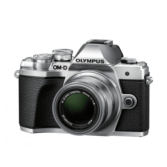 Olympus 45mm 1:1.8 SILVER M.ZUIKO DIGITAL (ET-M4518) Lense Micro FT