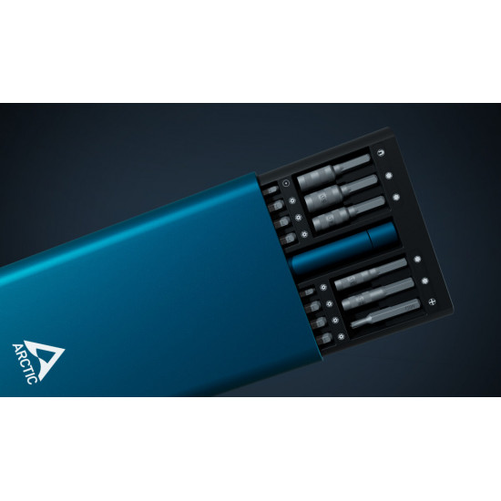 Arctic Precision Screwdriver Toolkit - Magnetic Bit Holder - 62 interchangeable magnetic bits