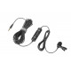 BOYA BY-M1S (M1 Smart) wired mic Universal Lavalier Microphone 3.5mm for phone, laptop, camera
