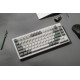 Keychron Q1 Max (Q1M-P1) QMK/VIA Wireless Custom Mechanical Keyboard-Red Switch-Shell White 75% US