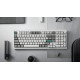 Keychron Q5 Max (Q5M-P1) QMK/VIA Wireless Custom Mechanical White Keyboard-Red Switch 96% US Layout