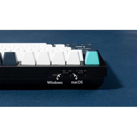 Keychron Q6 Max (Q6M-M1) QMK/VIA Wireless Custom Mechanical Keyboard-Red Switch 100% US Layout