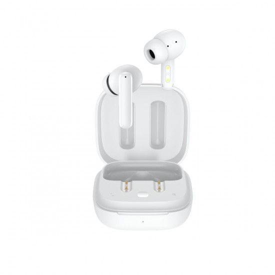QCY T13 ANC White - TWS 10mm Dynamic Driver, 4-mic 28dB ANC, Bluetooth 5.3, 7hr-30hr, 75ms latency