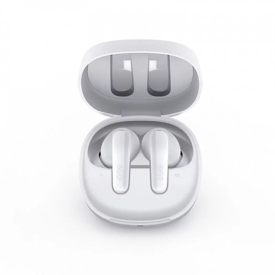 QCY T13X TWS White - 30 hour battery - True Wireless  in-ear earbuds - Quick Charge 380mAh