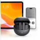 QCY AilyBuds Pro Semi-Ear ANC TWS Black 6 mic & A.I. Noise Cancel. LDAC Audio Ultra HD Multi-point