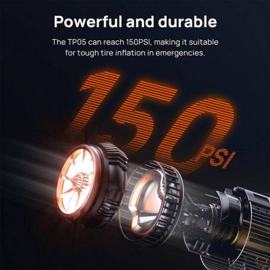 70mai MiDrive TP05 Air Compressor Wireless - 418,5L/min 28mi