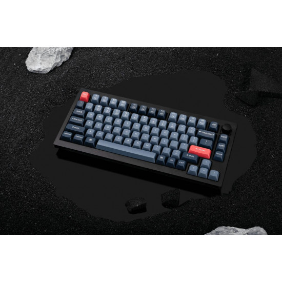 Keychron V1 Max (V1M-D1) QMK/VIA Wireless Custom Mechanical Keyboard Red Switch RGB 75% US Lay