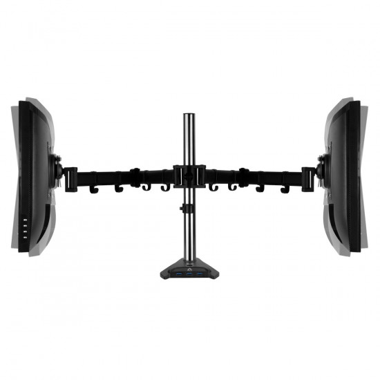 Arctic Z2 Pro (Gen 3) Dual-Monitor Arm with 4 ports USB 3.0 hub with mini-USB Power input