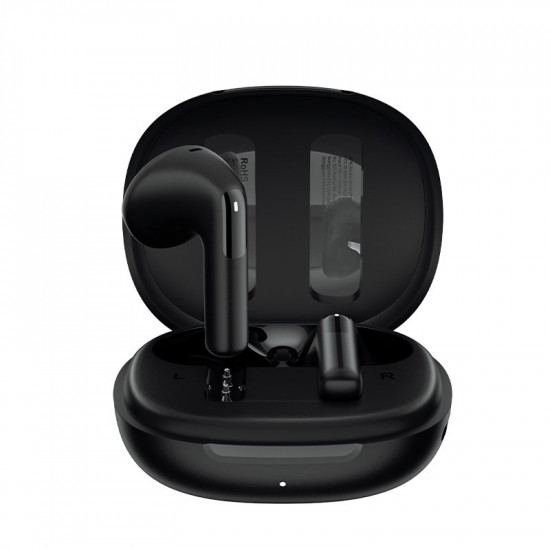 QCY AilyBuds E10 Black Hires Audio LDAC Semi-Ear TWS 4mics ENC 13mm dynamic driver IPX4 35h