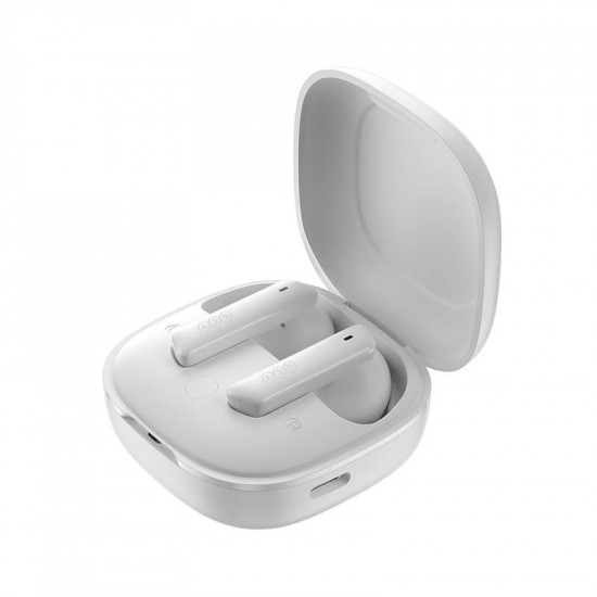 QCY HT05 Melobuds ANC TWS WHITE Dual Driver 6-mic noise cancel. True Wireless Earbuds - 10mm drivers