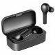 QCY T5 TWS BLACK True Wireless Gaming Earbuds 5.1 Bluetooth Headphones ENC IPX5 Speaker 6mm 5hrs