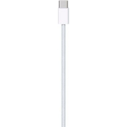 Apple Braided USB 2.0 Cable USB-C male - USB-C Λευκό 1m (MQKJ3ZM/A)