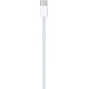 Apple Braided USB 2.0 Cable USB-C male - USB-C Λευκό 1m (MQKJ3ZM/A)