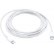 Apple Braided USB 2.0 Cable USB-C male - USB-C Λευκό 1m (MQKJ3ZM/A)