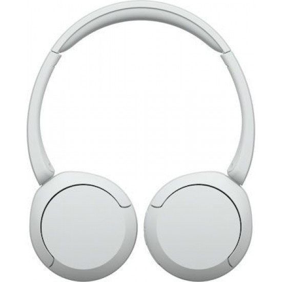 Sony WH-CH520 Ασύρματα Bluetooth On Ear Ακουστικά με 50 ώρες Λειτουργίας και Quick Charge Λευκά