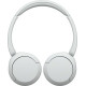 Sony WH-CH520 Ασύρματα Bluetooth On Ear Ακουστικά με 50 ώρες Λειτουργίας και Quick Charge Λευκά