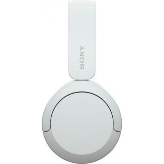 Sony WH-CH520 Ασύρματα Bluetooth On Ear Ακουστικά με 50 ώρες Λειτουργίας και Quick Charge Λευκά
