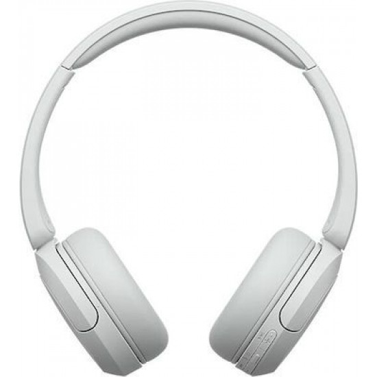 Sony WH-CH520 Ασύρματα Bluetooth On Ear Ακουστικά με 50 ώρες Λειτουργίας και Quick Charge Λευκά