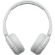 Sony WH-CH520 Ασύρματα Bluetooth On Ear Ακουστικά με 50 ώρες Λειτουργίας και Quick Charge Λευκά