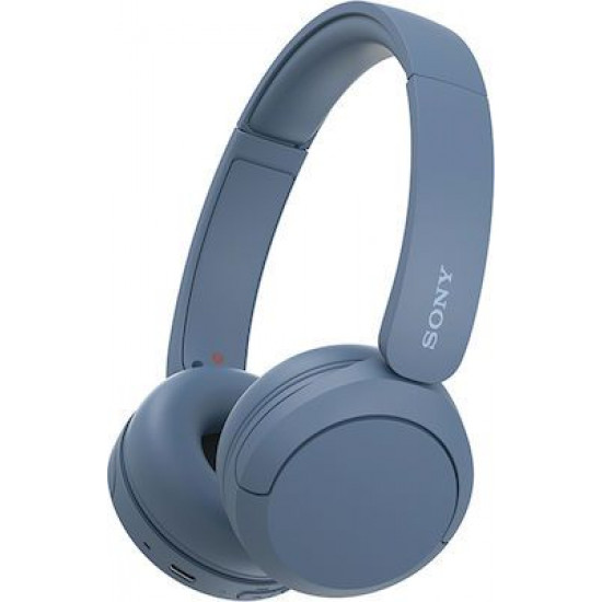 Sony WH-CH520 Ασύρματα Bluetooth On Ear Ακουστικά με 50 ώρες Λειτουργίας και Quick Charge Μπλε