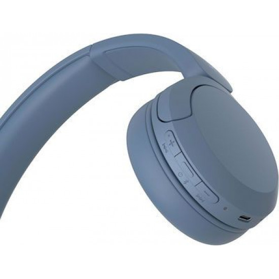 Sony WH-CH520 Ασύρματα Bluetooth On Ear Ακουστικά με 50 ώρες Λειτουργίας και Quick Charge Μπλε