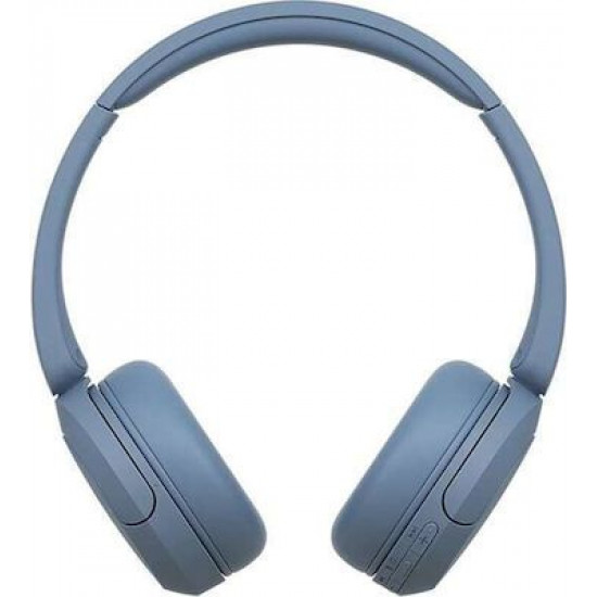 Sony WH-CH520 Ασύρματα Bluetooth On Ear Ακουστικά με 50 ώρες Λειτουργίας και Quick Charge Μπλε