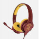 OTL Harry Potter Ενσύρματα On Ear Παιδικά Ακουστικά Καφέ