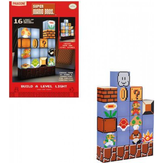 Paladone Παιδικό Διακοσμητικό Φωτιστικό Super Mario Bros Πολύχρωμο 20εκ. PP8025NN