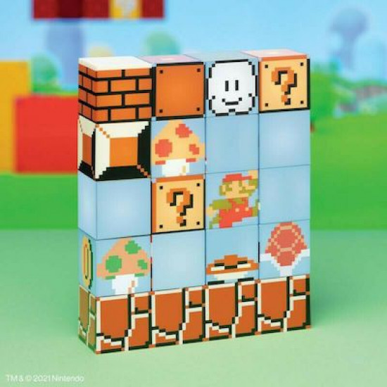 Paladone Παιδικό Διακοσμητικό Φωτιστικό Super Mario Bros Πολύχρωμο 20εκ. PP8025NN