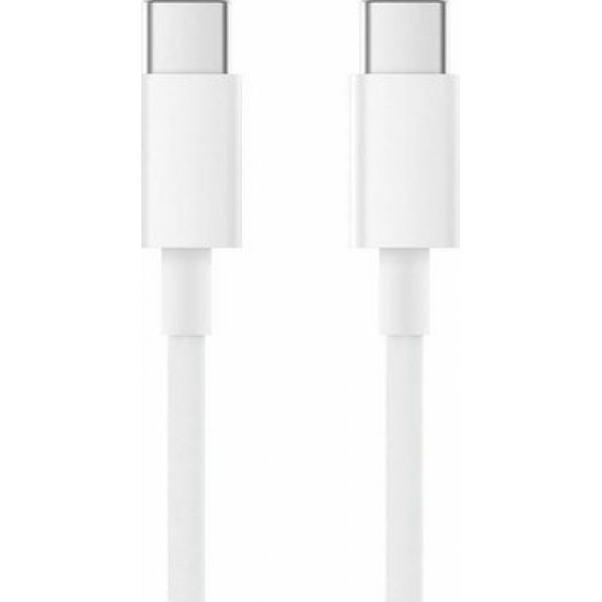 Xiaomi Flat USB 2.0 Cable USB-C male - USB-C male Λευκό 1.5m (SJV4108GL)