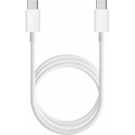 Xiaomi Flat USB 2.0 Cable USB-C male - USB-C male Λευκό 1.5m (SJV4108GL)