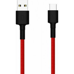 Xiaomi Braided USB 2.0 Cable USB-C male - USB-A male Κόκκινο 1m (SJV4110GL)