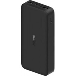 Xiaomi Redmi Power Bank 20000mAh 18W με 2 Θύρες USB-A Μαύρο