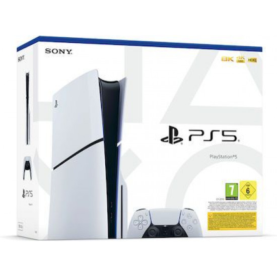 Sony PlayStation 5 Slim Disc Edition 1TB - White