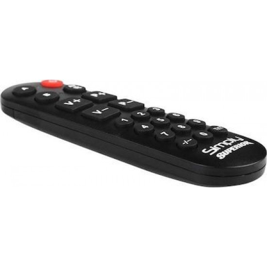Superior Electronics Universal Τηλεχειριστήριο Simply (Numeric) για Τηλεοράσεις