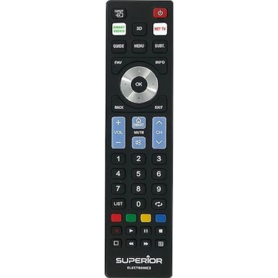 Superior Electronics Συμβατό Τηλεχειριστήριο READY5 Smart για Τηλεοράσεις LG , Philips , Samsung , Sony και Panasonic