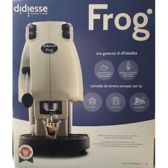 Didiesse Frog Revolution 50193702 Καφετιέρα για Κάψουλες E.S.E. Pod Πίεσης 15bar White