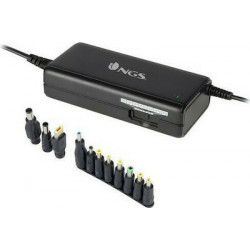 NGS Universal Φορτιστής Laptop 90W 20V με Αντάπτορα Τροφοδοσίας και με σετ βυσμάτων (S0222556)