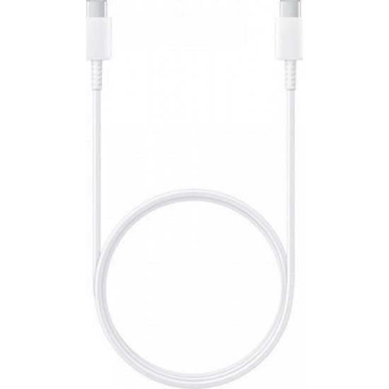 Samsung Regular USB 2.0 Cable USB-C male - USB-C male Λευκό 1m (EP-DA705BWE)
