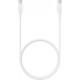 Samsung Regular USB 2.0 Cable USB-C male - USB-C male Λευκό 1m (EP-DA705BWE)