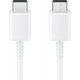 Samsung Regular USB 2.0 Cable USB-C male - USB-C male Λευκό 1m (EP-DA705BWE)