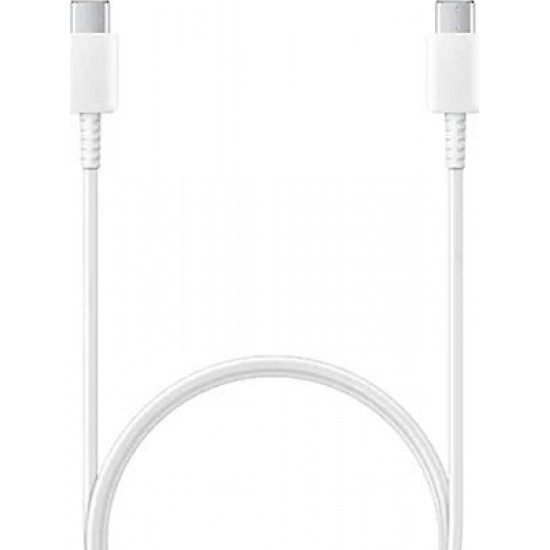Samsung Regular USB 2.0 Cable USB-C male - USB-C male Λευκό 1m (EP-DA705BWE)